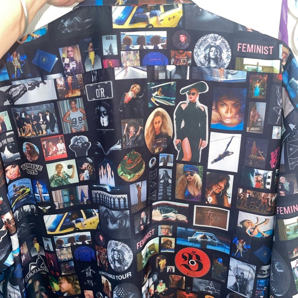 One size fits all Beyoncé button down short sleeve. - Picture 5 of 5